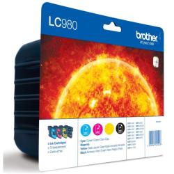 LC980VALBP MULTIPACK 300 PAG X DCP 145C/165C(CARTUCCIA NERO-CIANO-MAGENTA-GIALLO)_0
