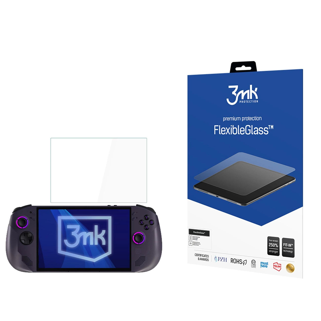 Hybrid glass 3mk FlexibleGlass™ on Lenovo Legion Go S_0