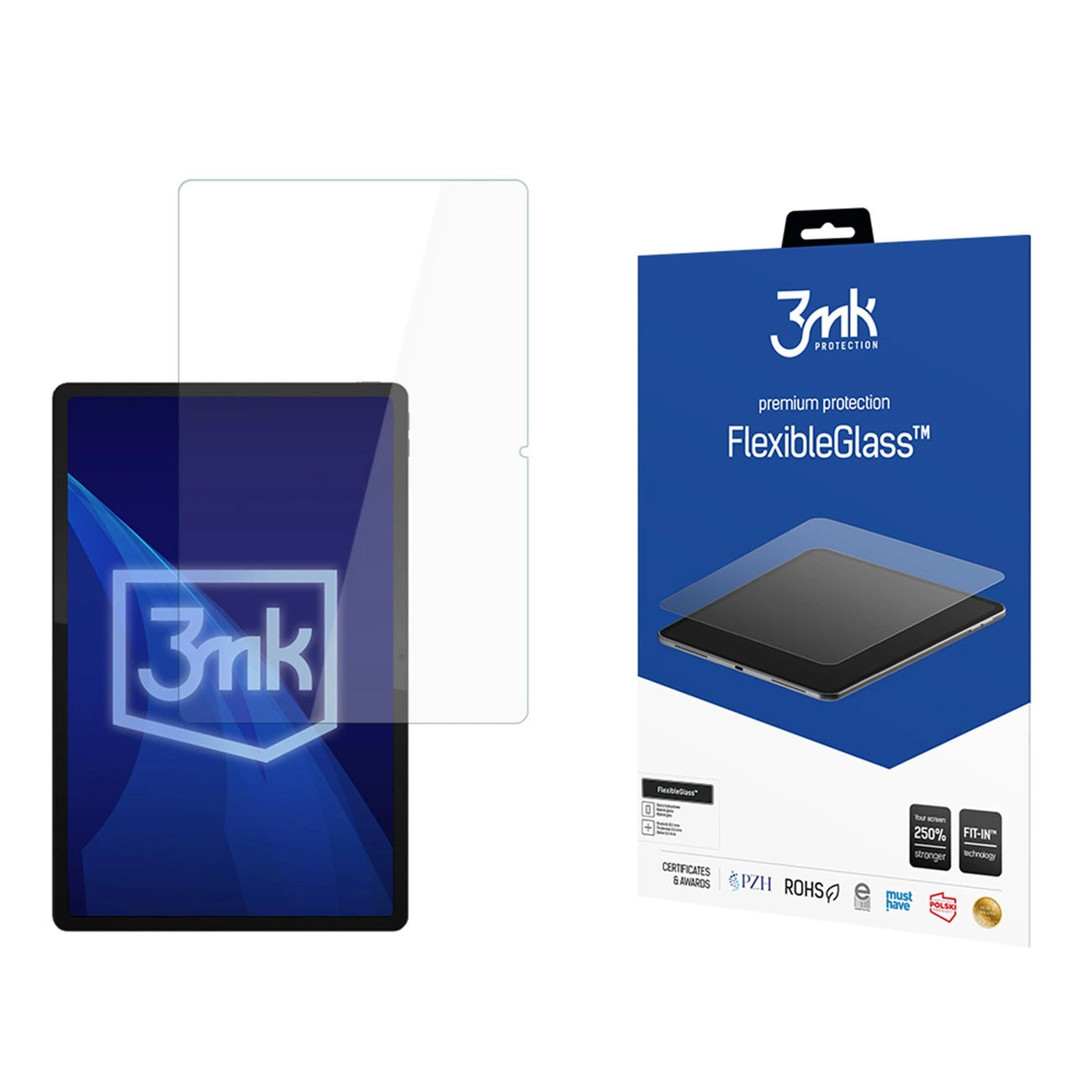 Hybrid glass 3mk FlexibleGlass™ on Lenovo IdeaTab Pro_0