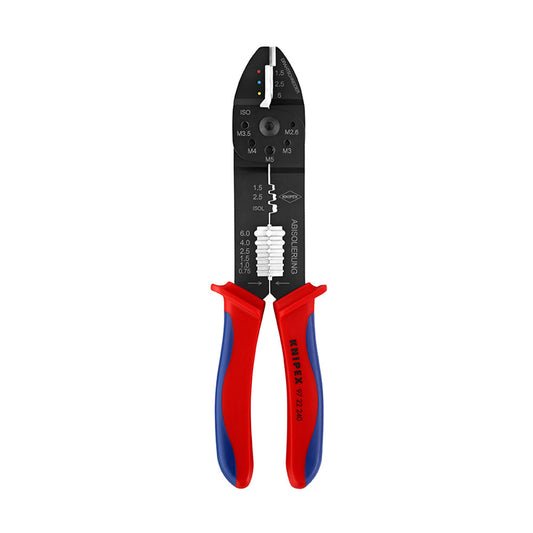 Alicates para carvar terminais 62x25x240m 9722240sb knipex_0