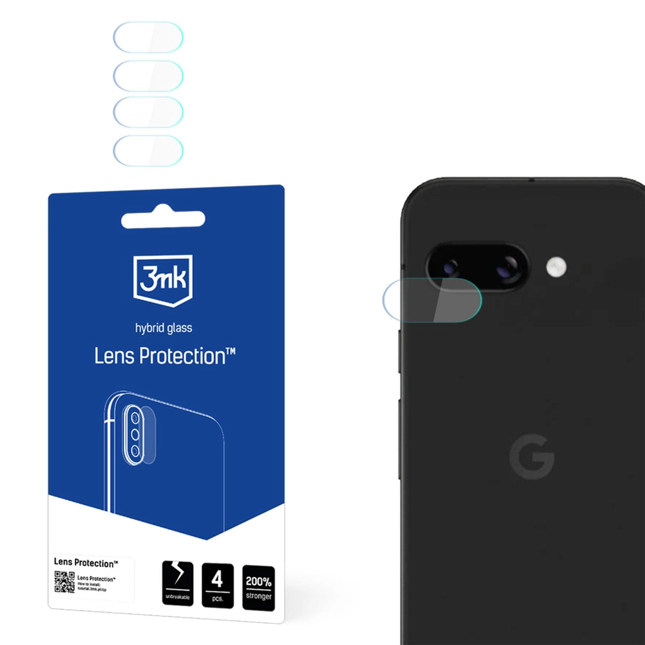 3mk Lens Protection Camera Glass for Google Pixel 9A_0