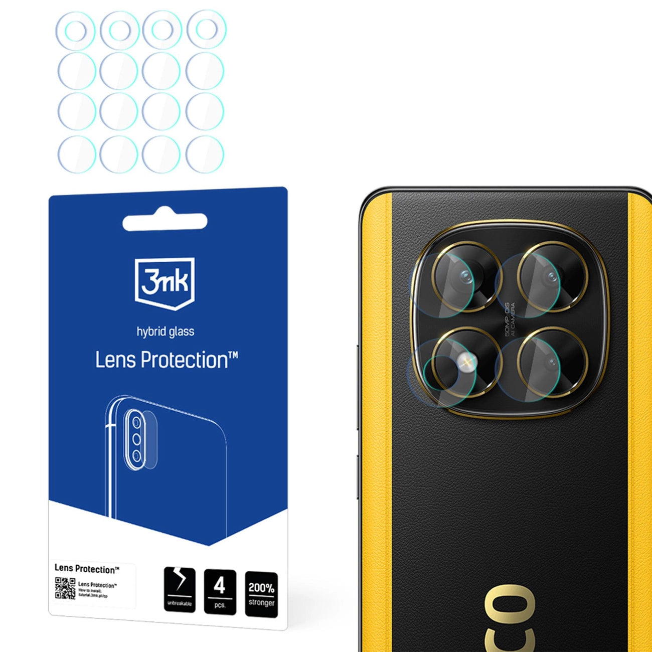 3mk Lens Protection Camera Glass for Xiaomi Poco X7_0