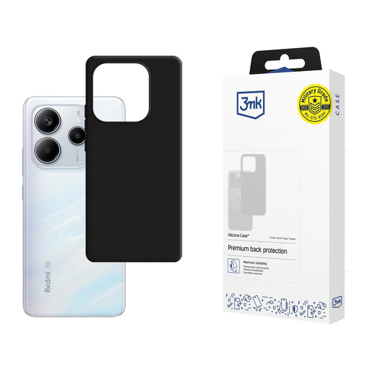 3mk Silicone Case for Xiaomi Redmi Note 14 5G - black_0