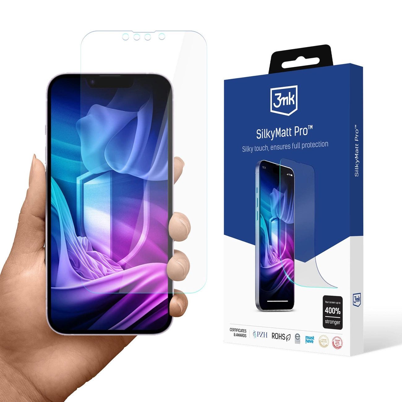 Matte foil 3mk Silky Matt Pro for Apple iPhone 16e / SE4_0