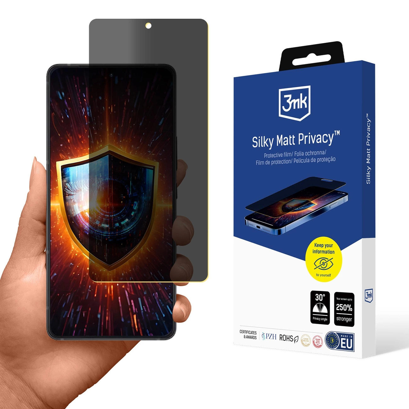 Privacy Film 3mk Silky Matt Privacy for Asus Zenfone 12 Ultra_0