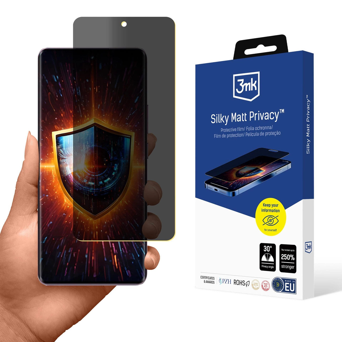 3mk Silky Matt Privacy Privacy Film for Realme 14 Pro_0