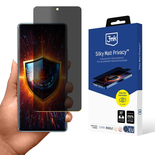 Privacy Film 3mk Silky Matt Privacy for Xiaomi Redmi Note 14 Pro 4G_0