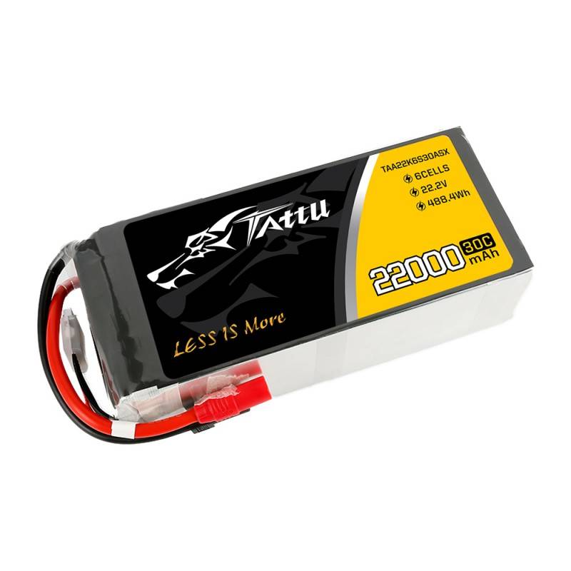 Battery Tattu 22000mAh 22.2V 30C 6S1P LiPo AS150+XT150_2