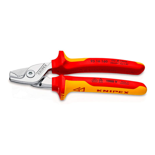 Tesoura para cabos 160x60x28mm 9516160sb knipex_0