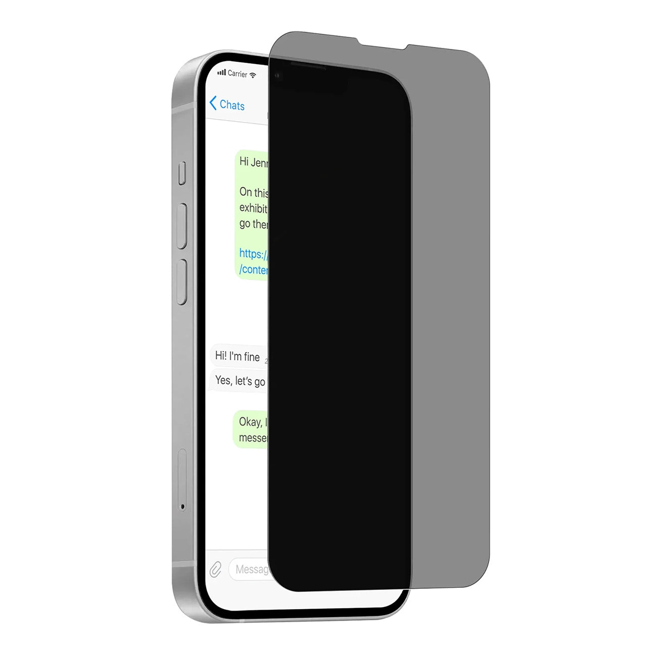 Puro Privacy Tempered Glass for iPhone 16E_0