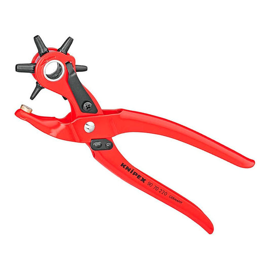 Alicate para rebites e ilhÃ³s 220x64x15mm 9070220ean knipex_0