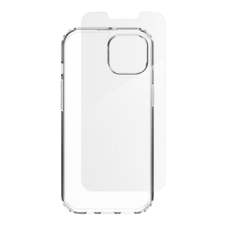 ZAGG IF Defense Bundle Case for iPhone 16e (2025) / 15 / 14 / 13 - Transparent_0