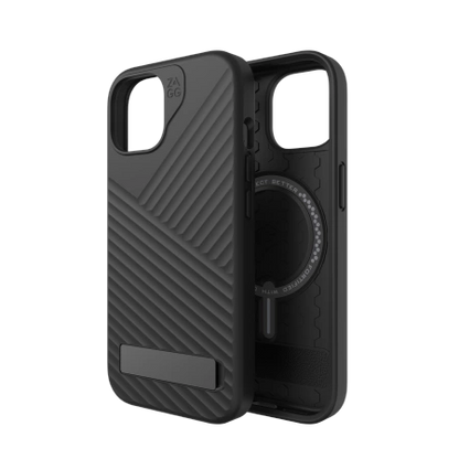 ZAGG Denali Snap KS MagSafe Case with Stand for iPhone 15 / 14 / 13 - Black_1