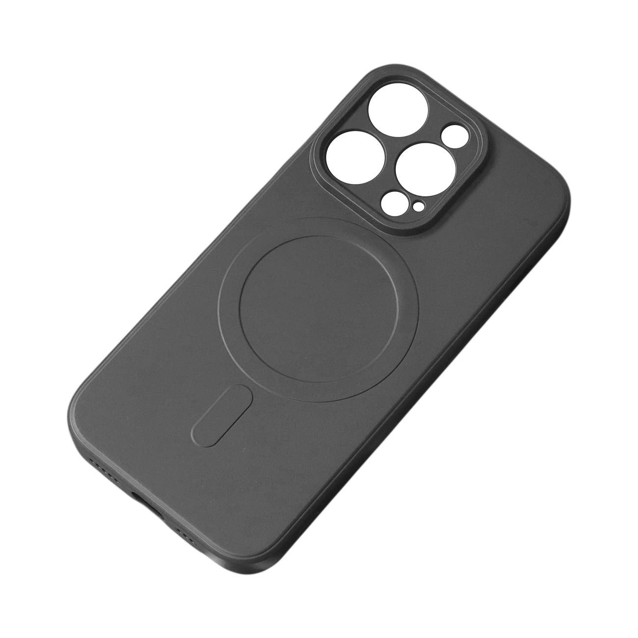 Samsung Galaxy A56 5G Silicone Case with MagSafe - Black_0