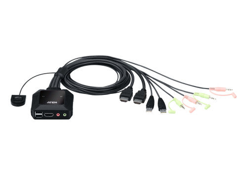 Aten CS22H interruptor KVM Negro_0