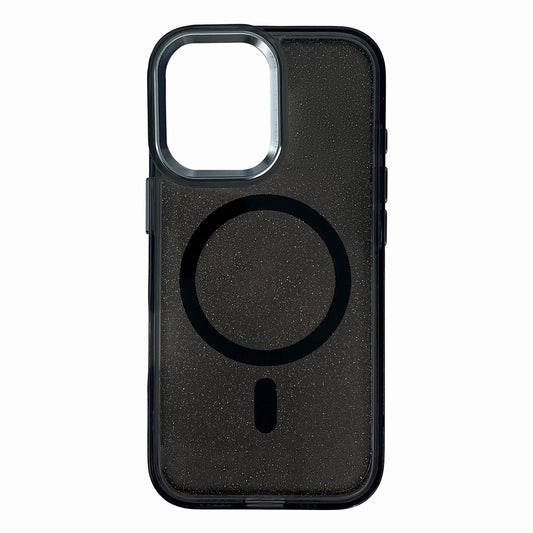 Glitter Case with MagSafe for Samsung Galaxy S25 Edge - Black_0