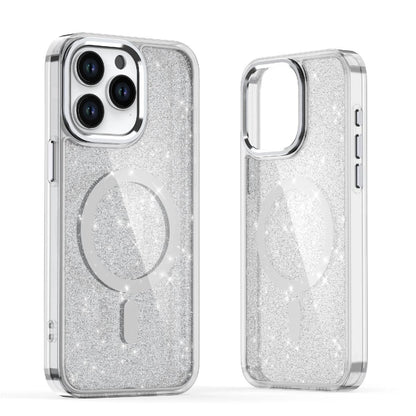 Glitter Case with MagSafe for Samsung Galaxy S25 Edge - White_0
