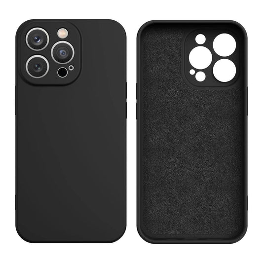 Silicone Case for Samsung Galaxy S25 Edge - Black_0