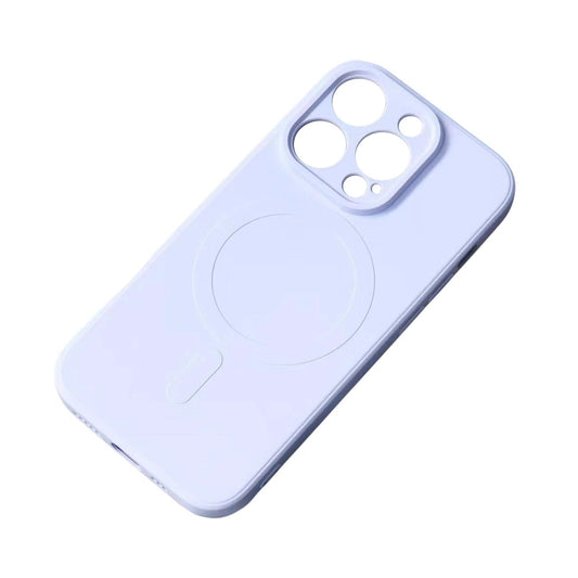 Silicone Case with MagSafe for Samsung Galaxy S25 Edge - light blue_0