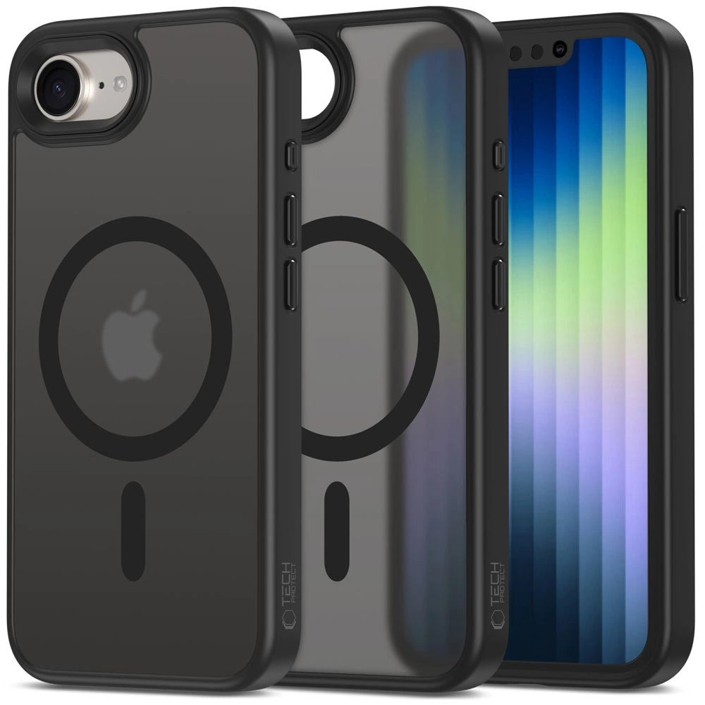 Tech-Protect MagMat MagSafe iPhone 16e Case - Matte Black_0