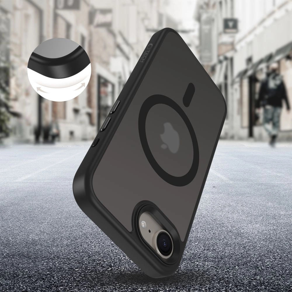 Tech-Protect MagMat MagSafe iPhone 16e Case - Matte Black_3
