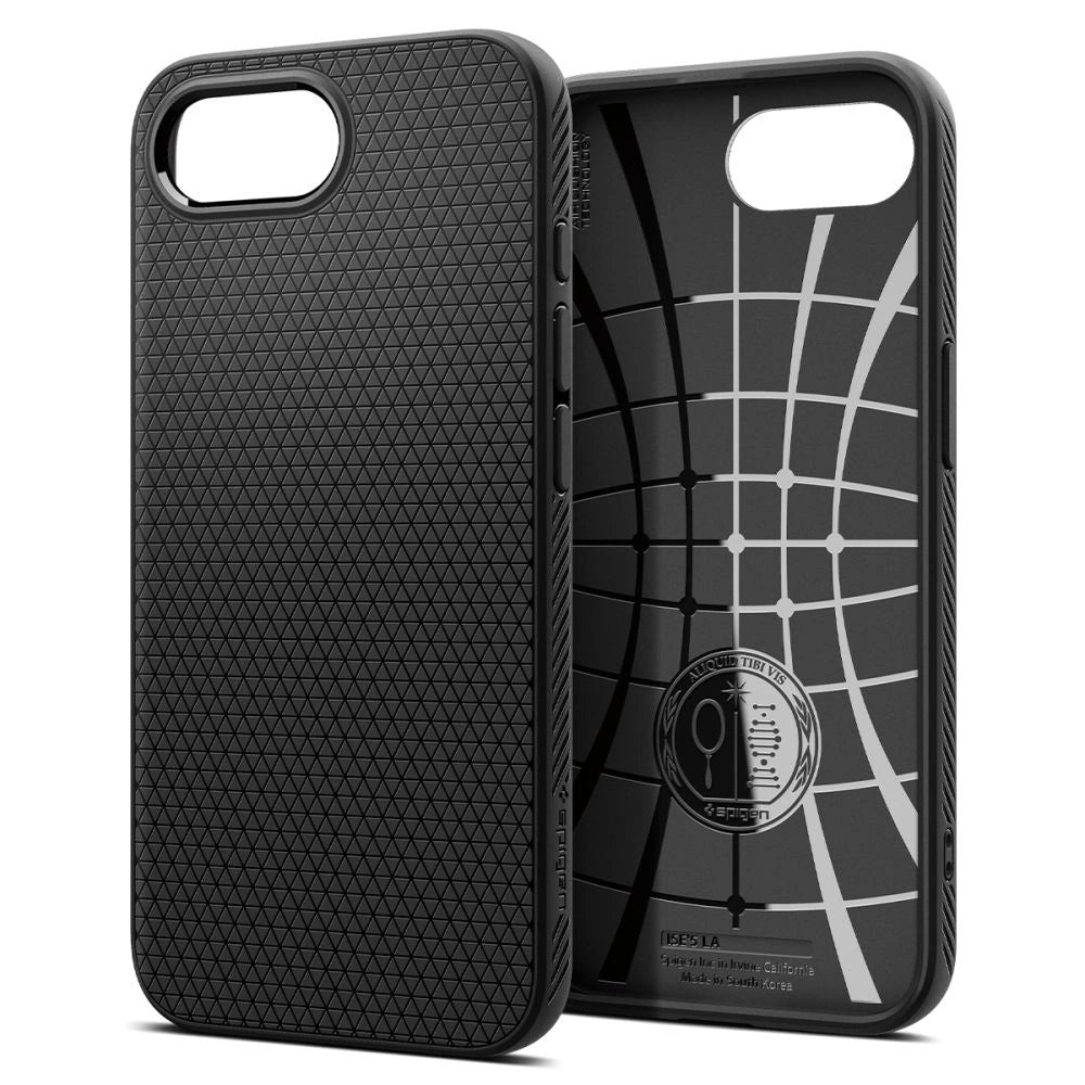 Spigen Liquid Air iPhone 16e Case - Matte Black_1