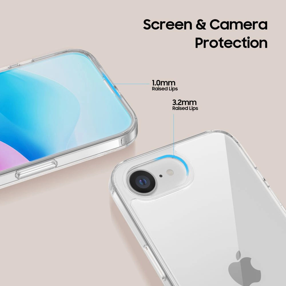 Tech-Protect FlexAir Hybrid Case for iPhone 16e - Clear_2