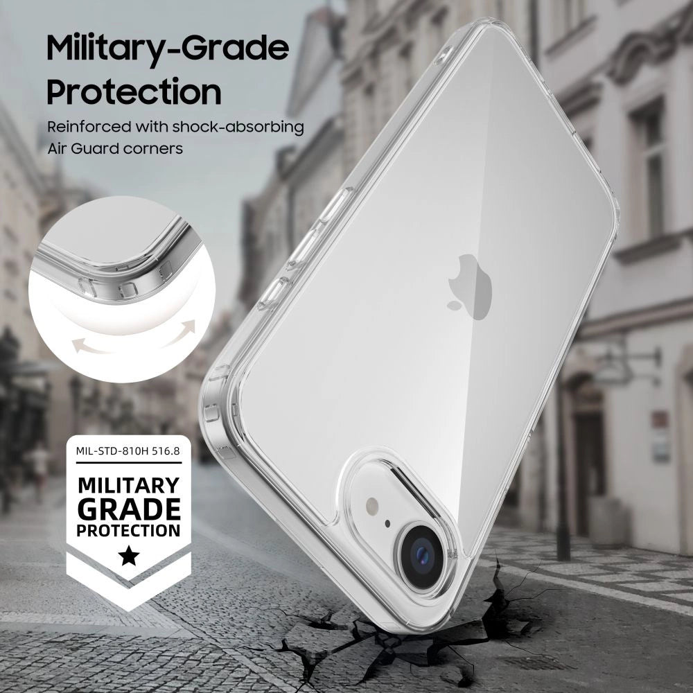 Tech-Protect FlexAir Hybrid Case for iPhone 16e - Clear_4