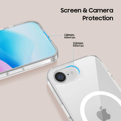 Tech-Protect FlexAir Hybrid MagSafe iPhone 16e Case - Clear_3