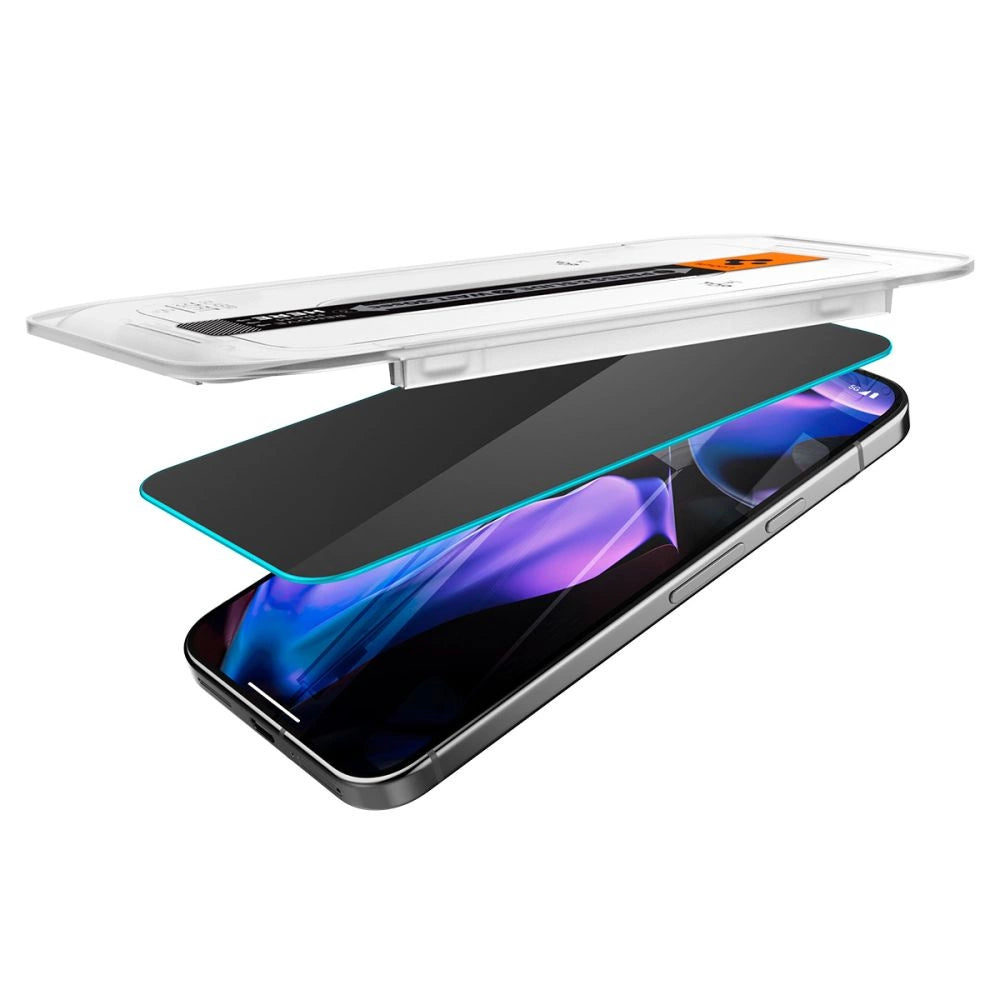 Spigen Glas.TR &quot;Ez Fit&quot; Privacy 2-pack Privacy Glass for Google Pixel 9 Pro XL_4