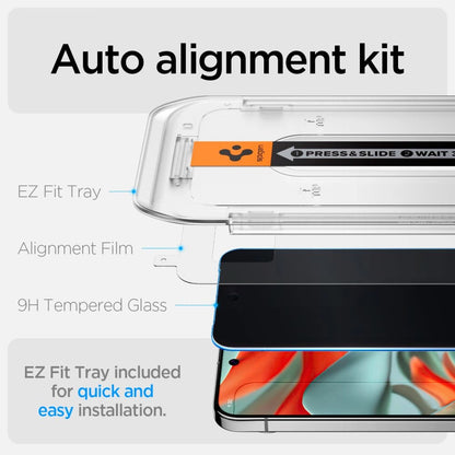 Spigen Glas.TR &quot;Ez Fit&quot; Privacy 2-pack Privacy Glass for Google Pixel 9 Pro XL_8