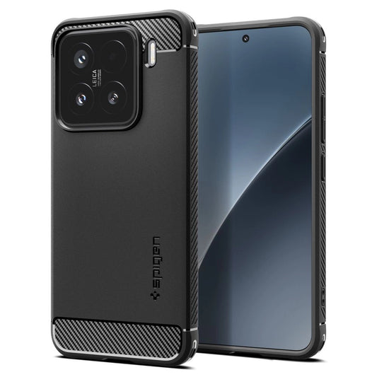 Spigen Rugged Armor case for Xiaomi 15 - matte black_0