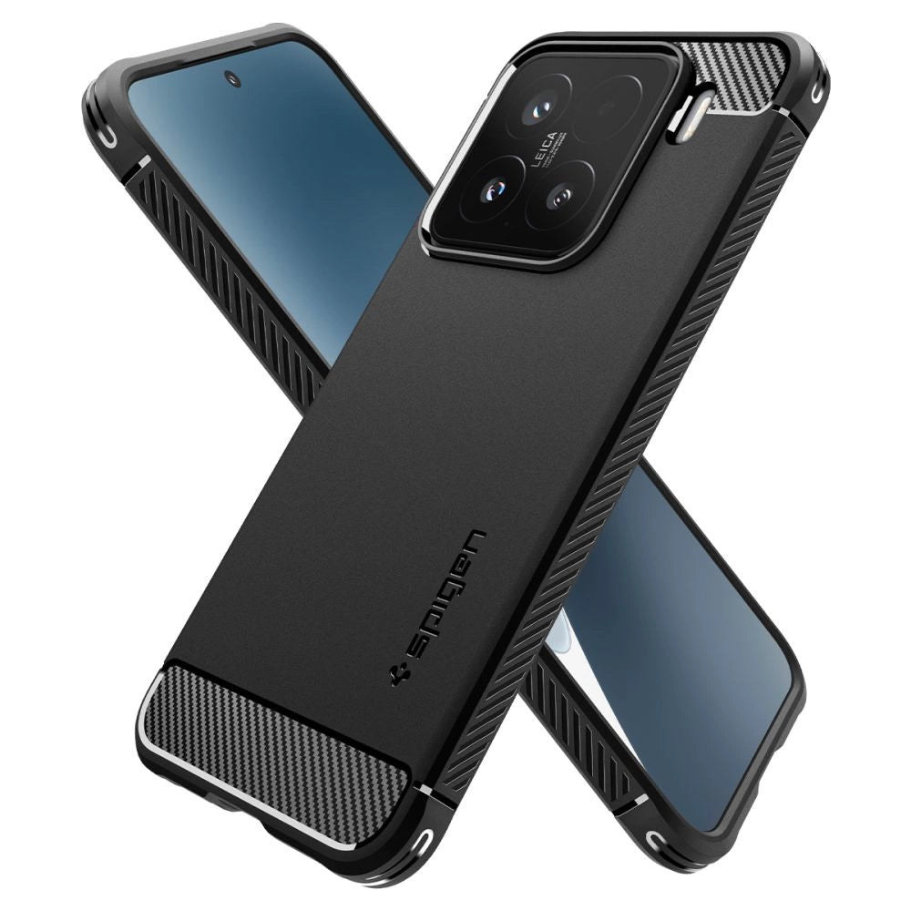 Spigen Rugged Armor case for Xiaomi 15 - matte black_10