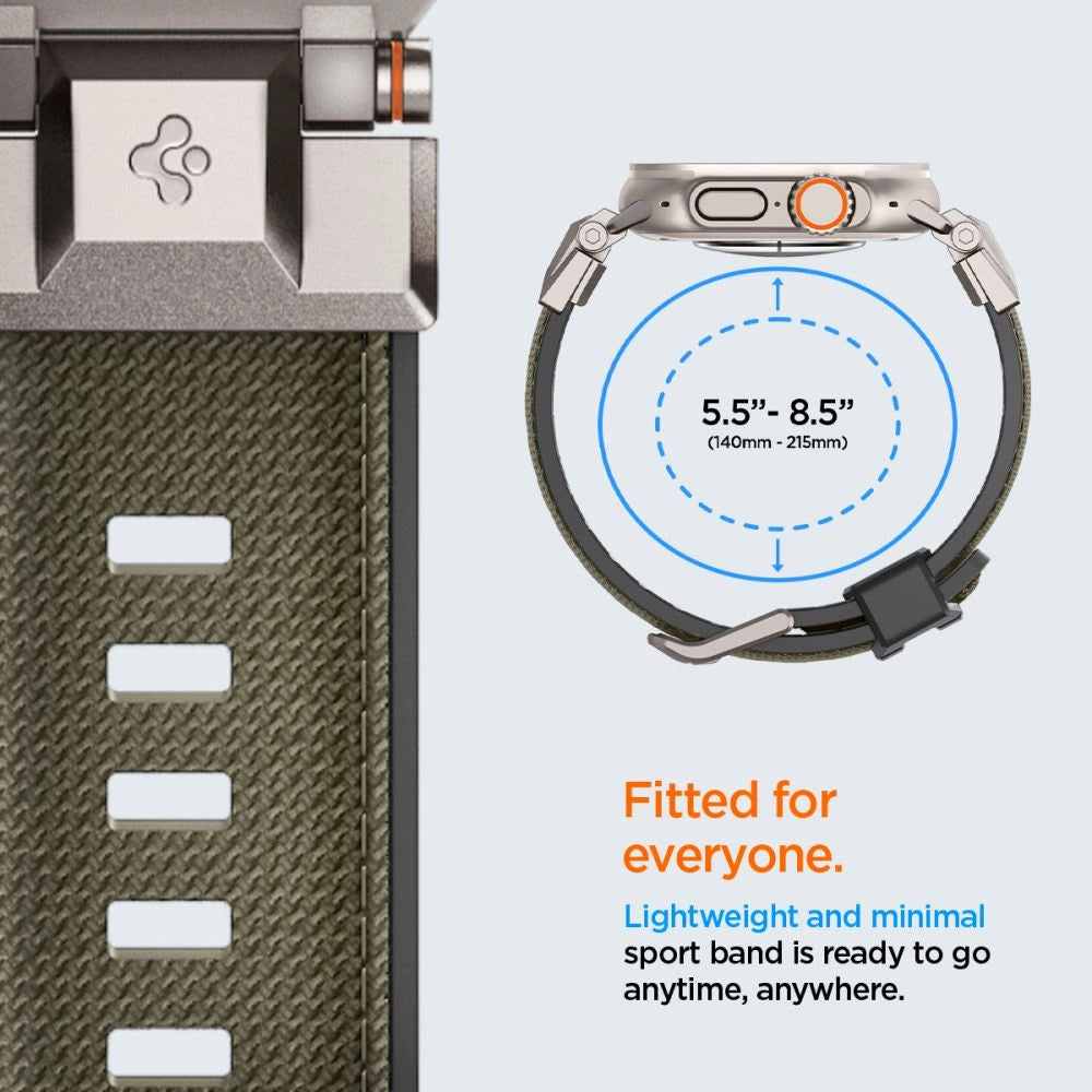 Spigen DuraPro Armor Strap for Apple Watch 44 / 45 / 46 / 49 mm - Green_8