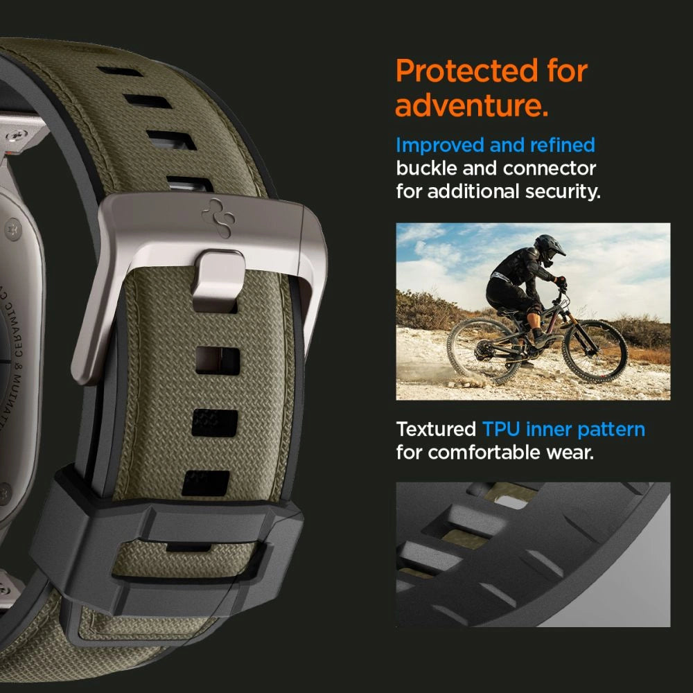 Spigen DuraPro Armor Strap for Apple Watch 44 / 45 / 46 / 49 mm - Green_10
