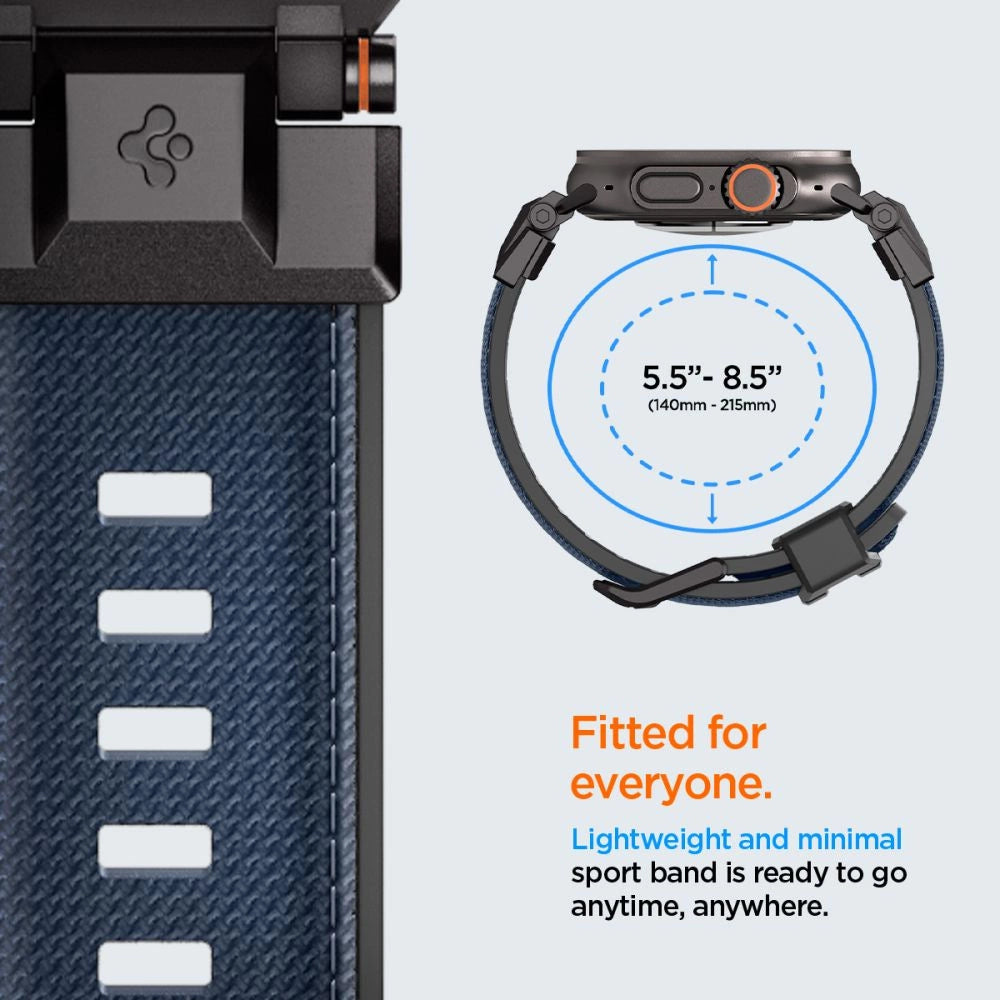 Spigen DuraPro Armor Strap for Apple Watch 44 / 45 / 46 / 49 mm - Navy Blue_8