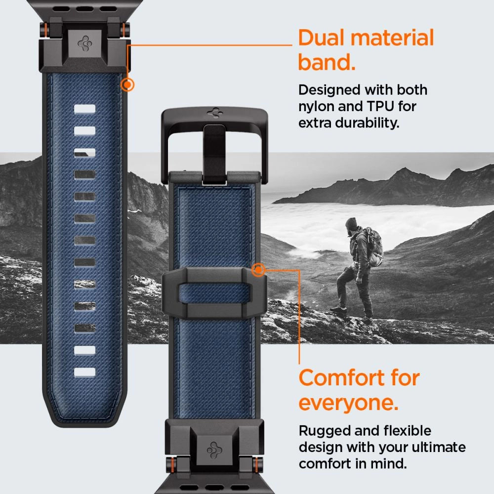 Spigen DuraPro Armor Strap for Apple Watch 44 / 45 / 46 / 49 mm - Navy Blue_12