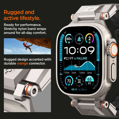 Spigen DuraPro Armor Strap for Apple Watch 44 / 45 / 46 / 49 mm - Gray_9