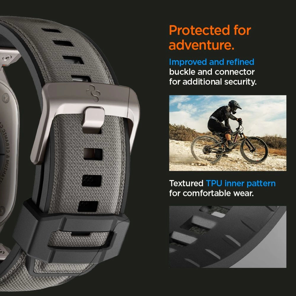 Spigen DuraPro Armor Strap for Apple Watch 44 / 45 / 46 / 49 mm - Gray_10