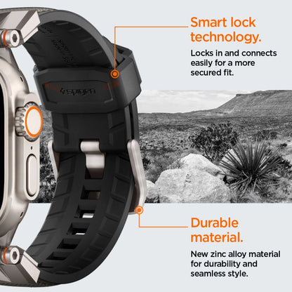 Spigen DuraPro Armor Strap for Apple Watch 44 / 45 / 46 / 49 mm - Gray_11