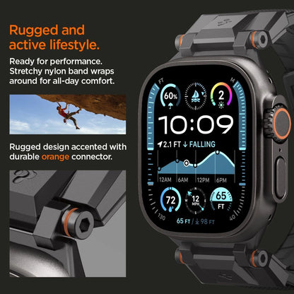 Spigen DuraPro Armor Strap for Apple Watch 44 / 45 / 46 / 49 mm - Black_10