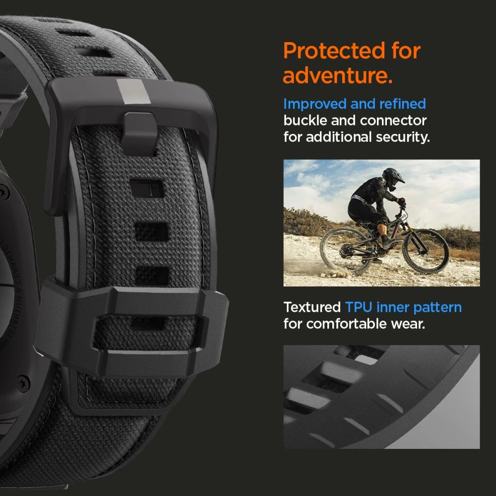Spigen DuraPro Armor Strap for Apple Watch 44 / 45 / 46 / 49 mm - Black_11