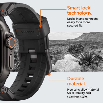 Spigen DuraPro Armor Strap for Apple Watch 44 / 45 / 46 / 49 mm - Black_12