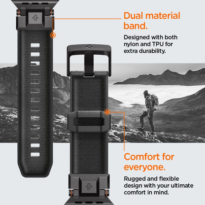Spigen DuraPro Armor Strap for Apple Watch 44 / 45 / 46 / 49 mm - Black_13