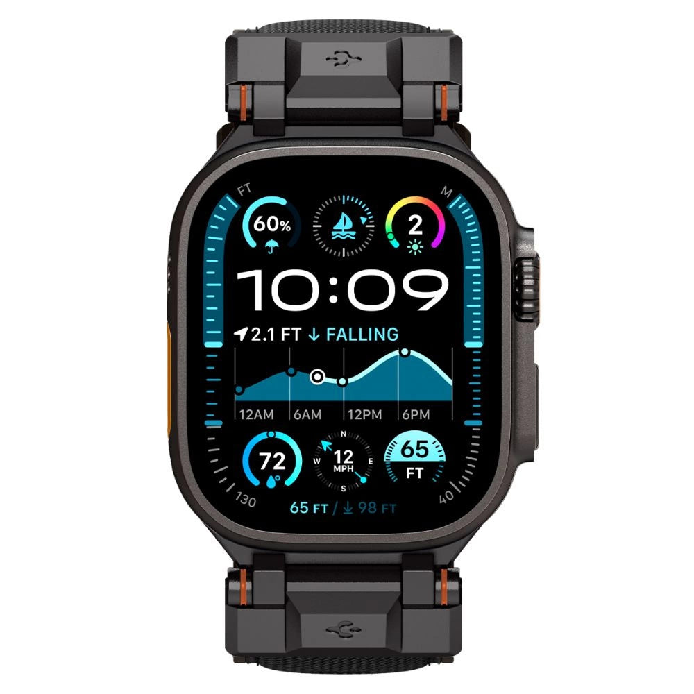Spigen DuraPro Armor Strap for Apple Watch 44 / 45 / 46 / 49 mm - Black_7