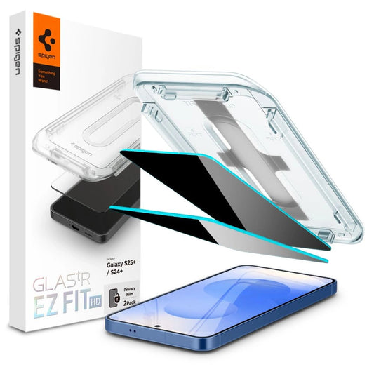 Spigen Glas.TR &quot;Ez Fit&quot; Privacy HD 2-pack privacy glass for Samsung Galaxy S24+ / S25+_0