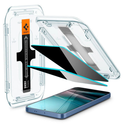 Spigen Glas.TR &quot;Ez Fit&quot; Privacy HD 2-pack privacy glass for Samsung Galaxy S24+ / S25+_1