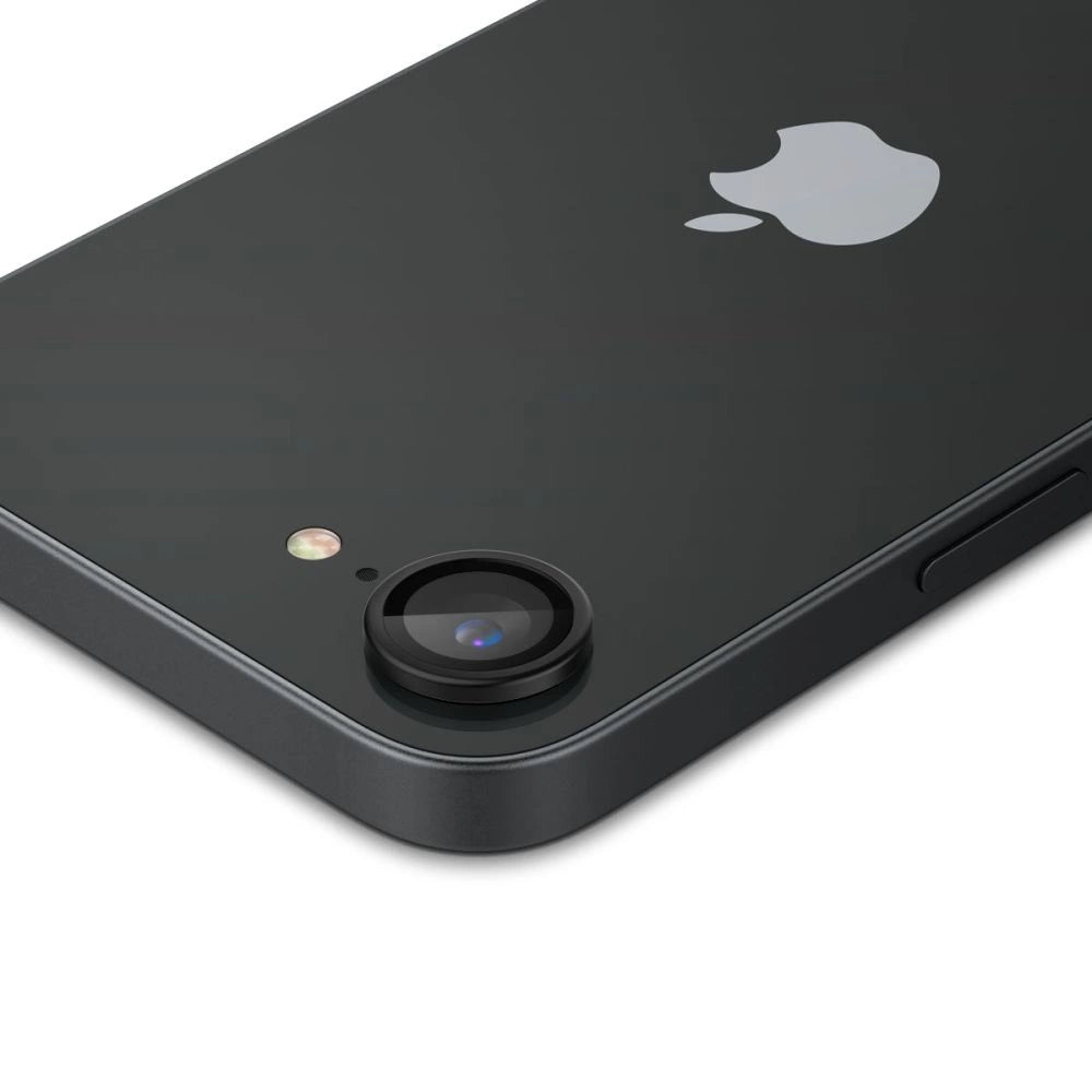 Spigen Optik Pro GLAS.TR &quot;Ez Fit&quot; Camera Cover 2-pack for iPhone 16e - Black_3