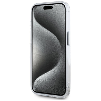 Karl Lagerfeld IML Metal Karl Head MagSafe Case for iPhone 15 Pro Max White_4