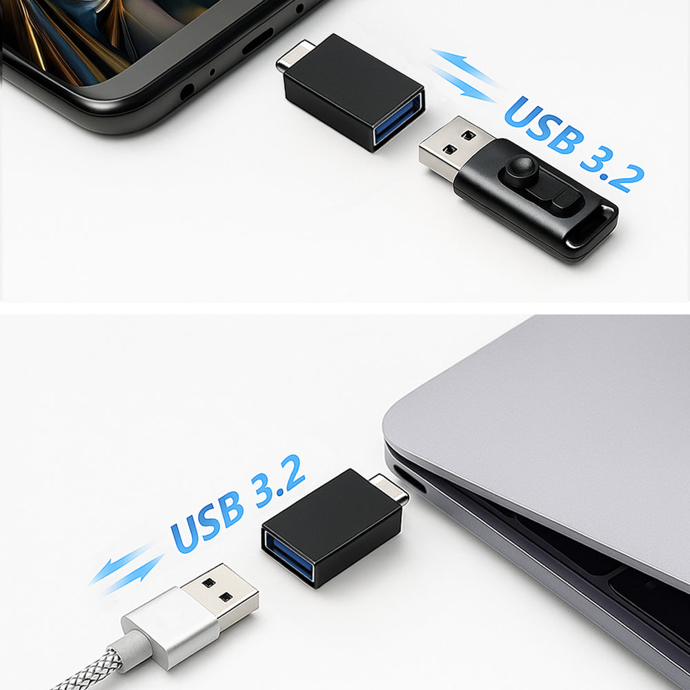 Wozinsky W10GY1S USB-C - USB-A 3.2 10Gb/s Adapter - Black_8